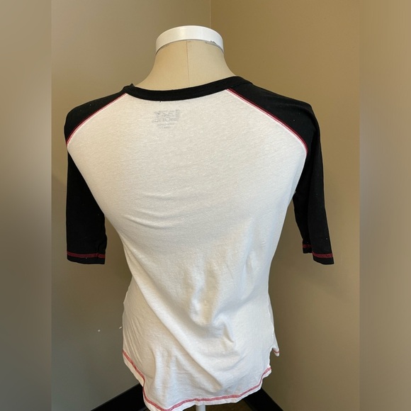 Lazy One Sawing Logs elbow sleeve casual 100% Cotton tshirt tee womens size XS - Picture 4 of 8